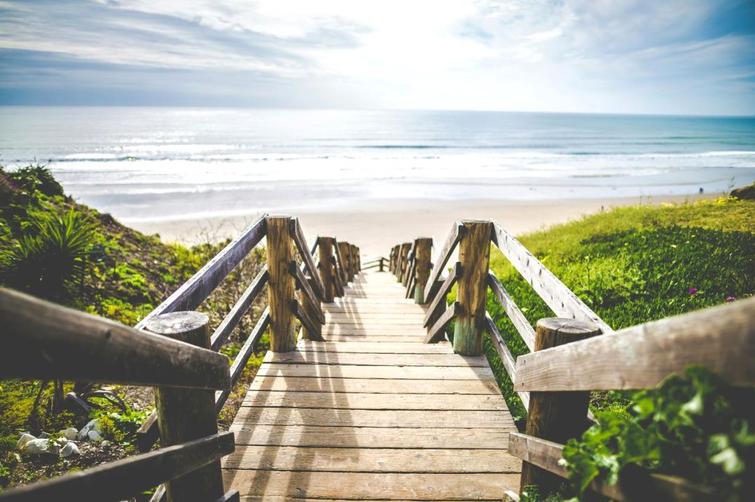 Atardecer en la costa